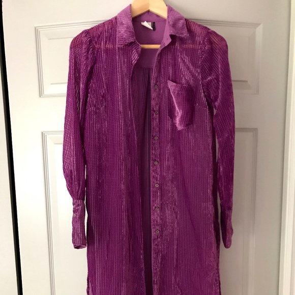 Anthropologie Long Line Button-Down - Picture 7 of 8